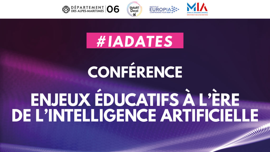 Conférence #IADates – 19 janvier 17h30 – enjeux éducatifs à l’ère de l’IA