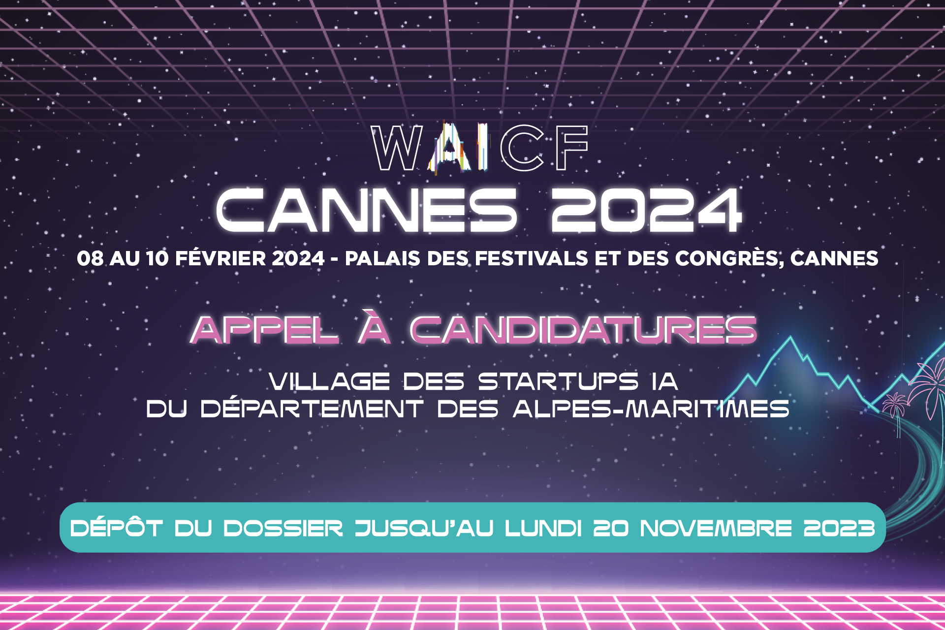 MIA STARTUPS WAICF 2024 Maison De L Intelligence Artificielle   WAICD2024 APPEL CANDIDATURE STARTUP Actu Web 